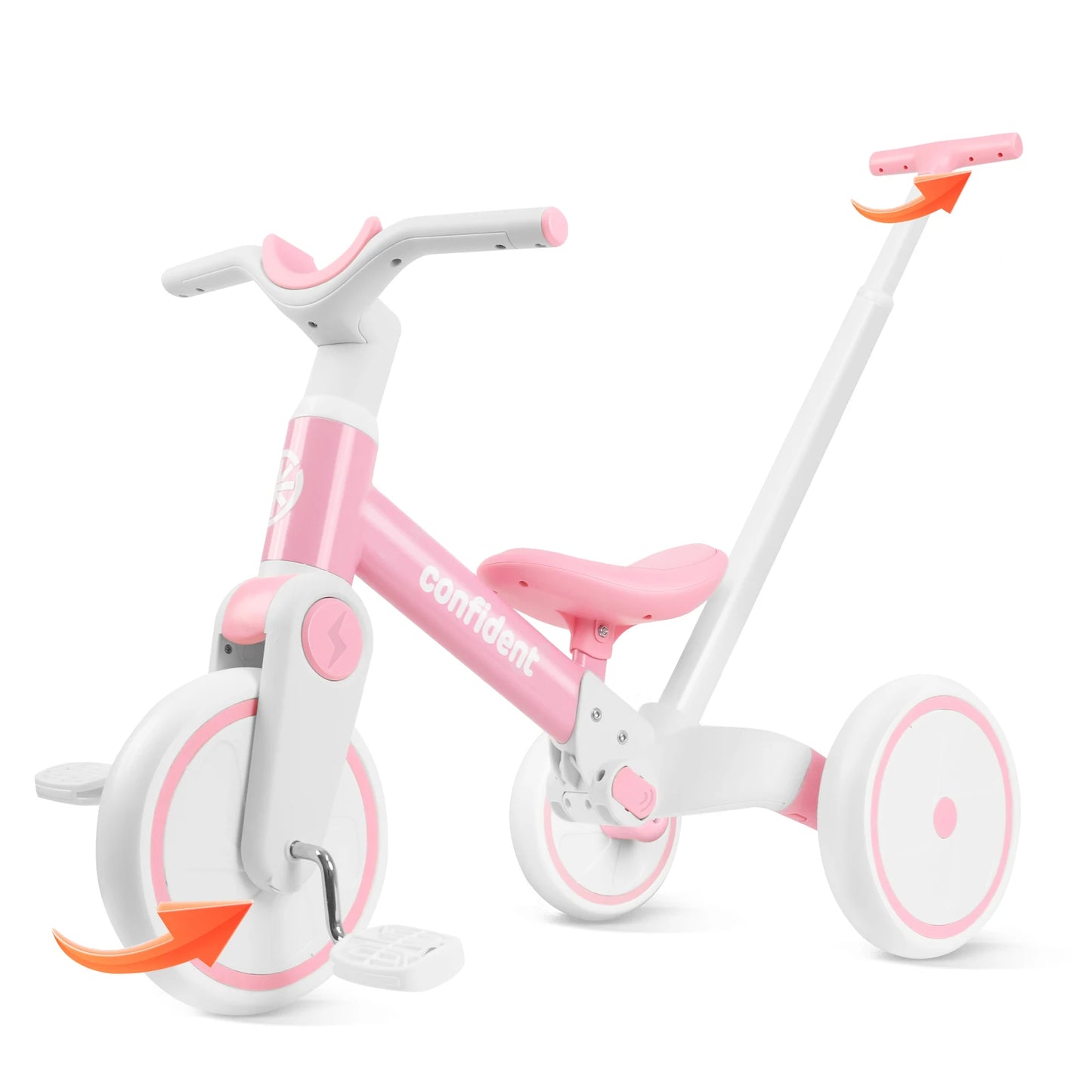 Toddler Tricycle For 1 To 3 Year Old Boy And Girl Best Birthday Gift For Baby Balance Training Bike Non Slip Tires For Kids Safety
