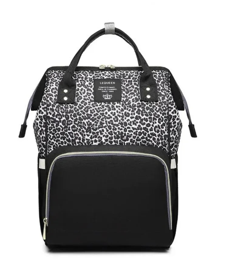Lequeen Mummy Maternity Diaper Bag Backpack Large Capacity Stroller Bag Travel Diaper Backpack for Baby Care
