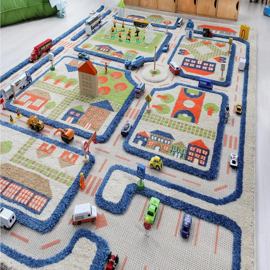 3D Play Carpets For Kids Educational Rug 59 By 39 Inches