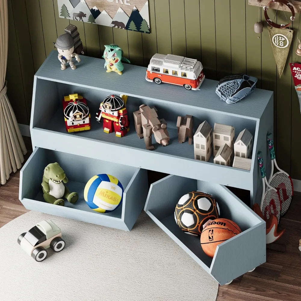 Multi Function Kids Toy Storage Organizer With Drawers