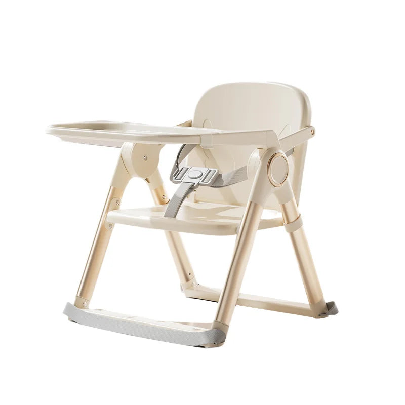 Baby Folding Booster Seat High Chair for Dining Portable Feeding Seat for Children 6 Months to 3 Years