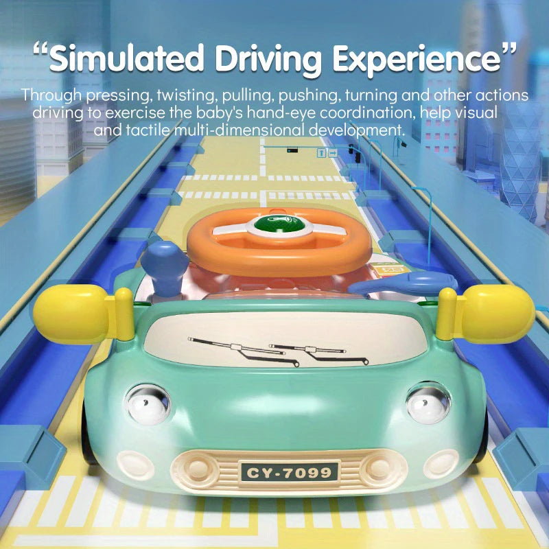 Baby Electric Driving Car Steering Wheel Toy 0 to 36 Months