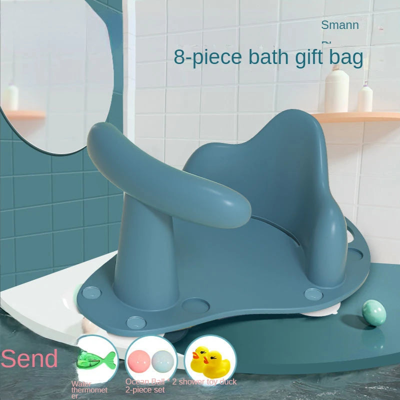 1PC Baby Care Bath Seat for Newborn Infants Anti Slip Plastic Baby Bath Tub Chair