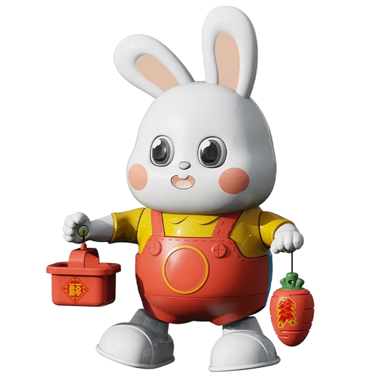 Musical Rabbit Toys, Early Education Kids Toys for Boys Girls Infant Tummy Time Crawling Toys Easter Christmas Birthday Gifts