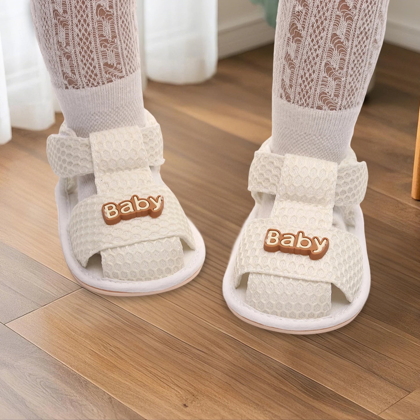Baby Girl Sandals Mesh Non Slip Summer Toddler Shoes Casual
