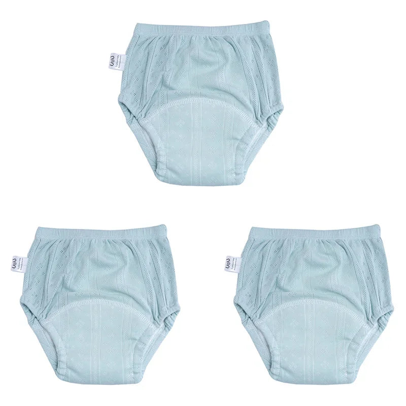 3 Pack Newborn Training Pants Cotton Washable Nappies
