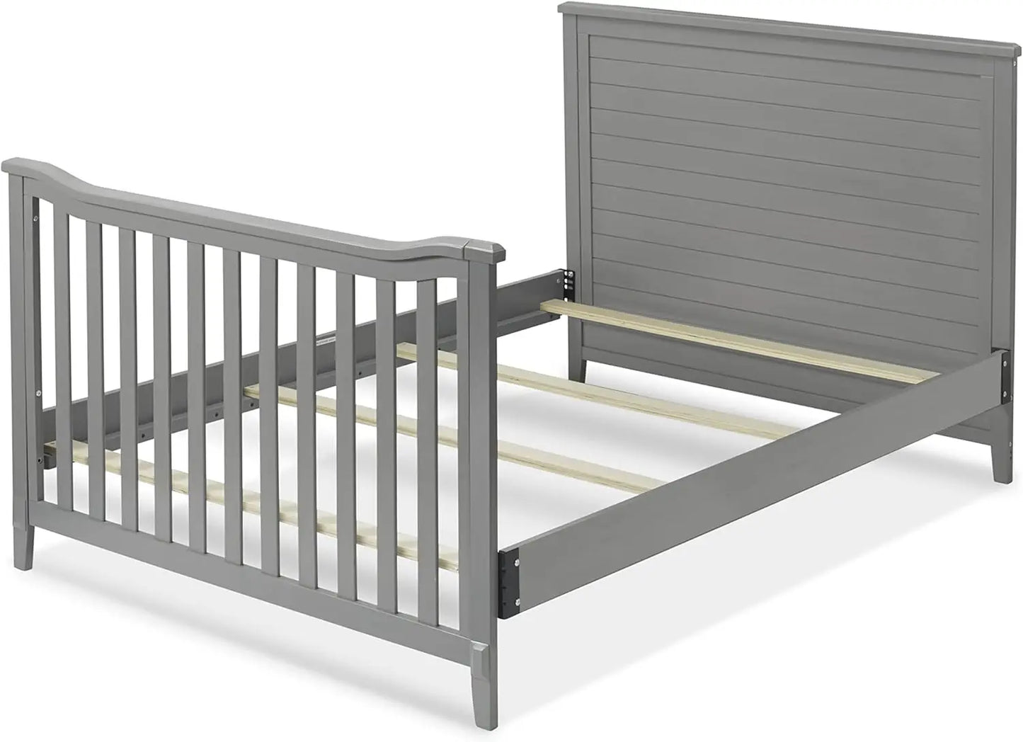 Berkley Convertible Crib And Changer With Solid Panel Back