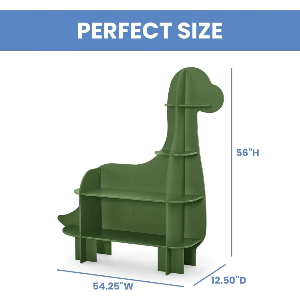 Dinosaur Bookcase Fern Green Greenguard Gold Certified