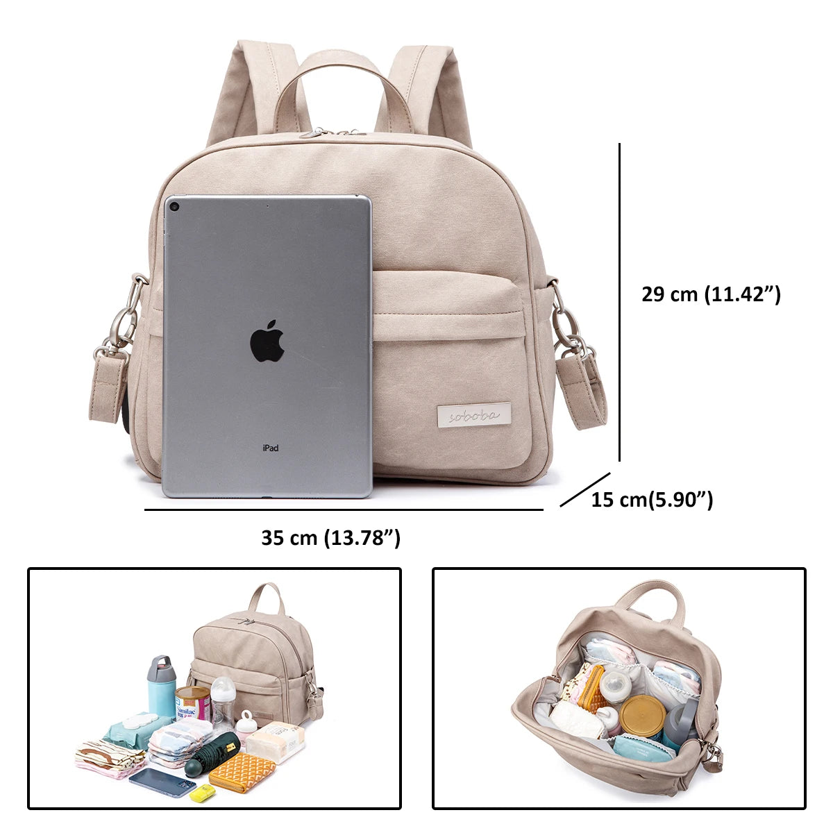 Fashion Diaper Bag For Newborn Waterproof Lightweight