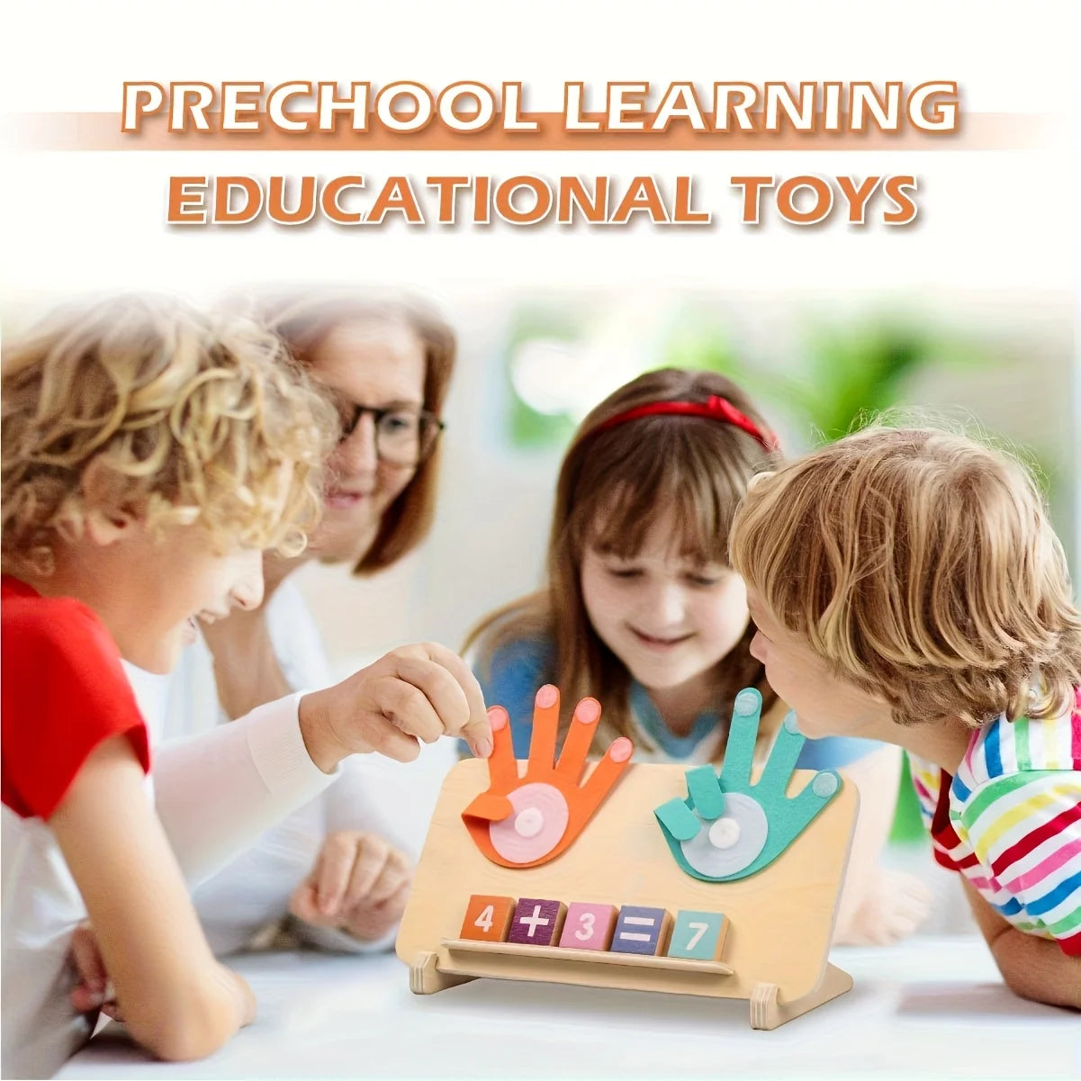 Wooden Arithmetic Learning Board For Children Over Three