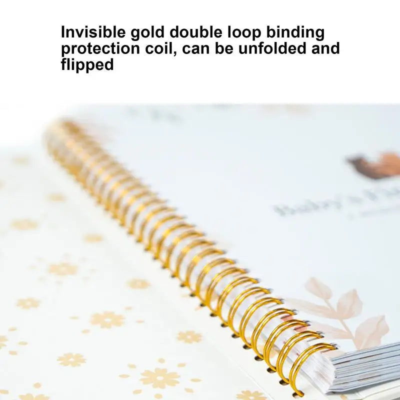 Baby Keepsake Photo Album Journal Scrapbook Milestone Tracker for Newborn Memories