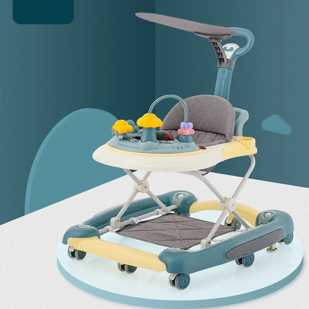 Foldable Baby Walker With Universal Wheels Learning Start
