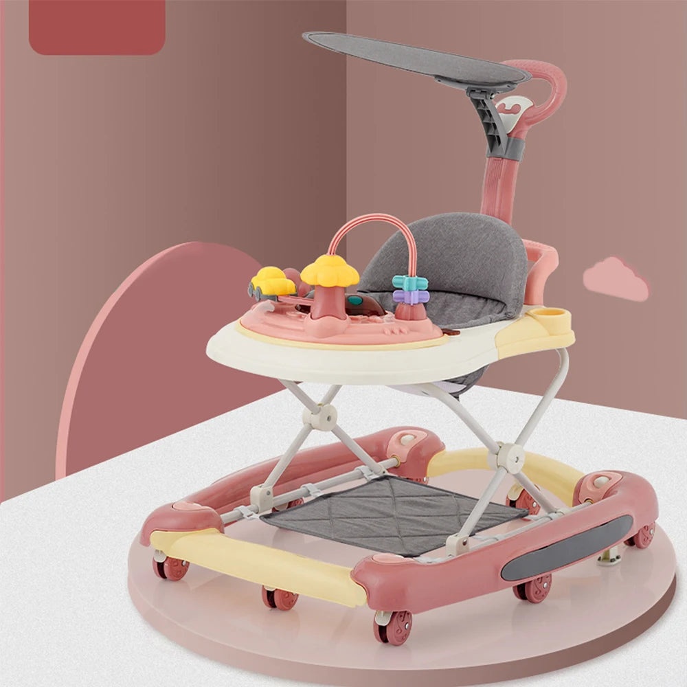 Foldable Baby Walker With Universal Wheels Learning Start