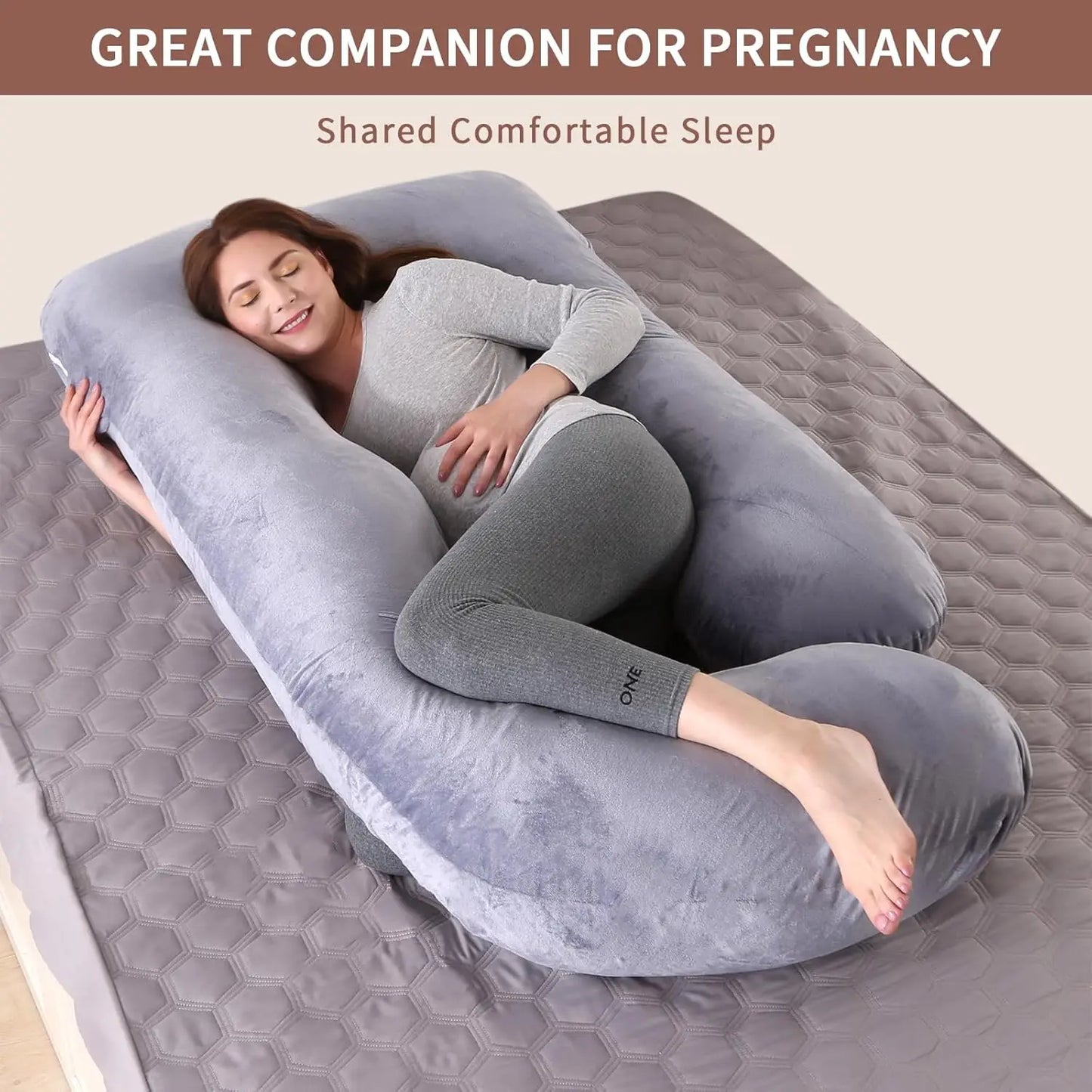 G Shape Pregnancy Pillow Full Body Maternity Pillow