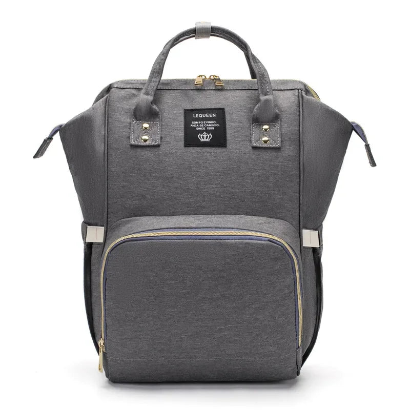 Lequeen Mummy Maternity Diaper Bag Backpack Large Capacity Stroller Bag Travel Diaper Backpack for Baby Care