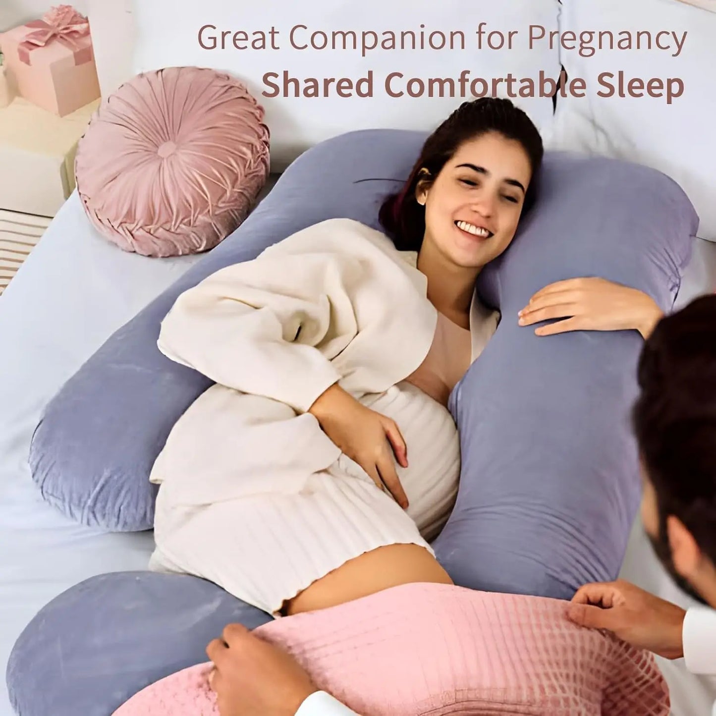 G Shape Pregnancy Pillow Full Body Maternity Pillow