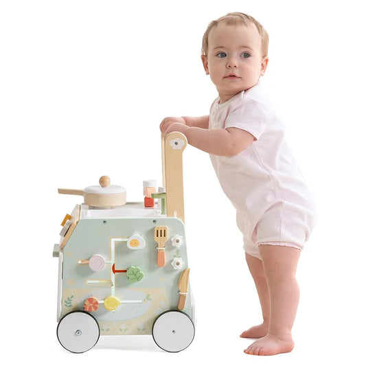 Robud Wooden Push Walker Montessori For 1 Year Olds