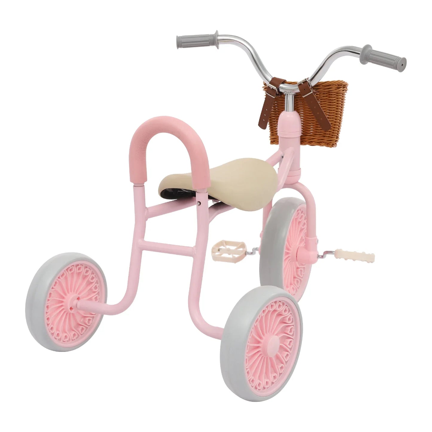 Children Tricycle With Basket And Training Wheels Ages 2-6