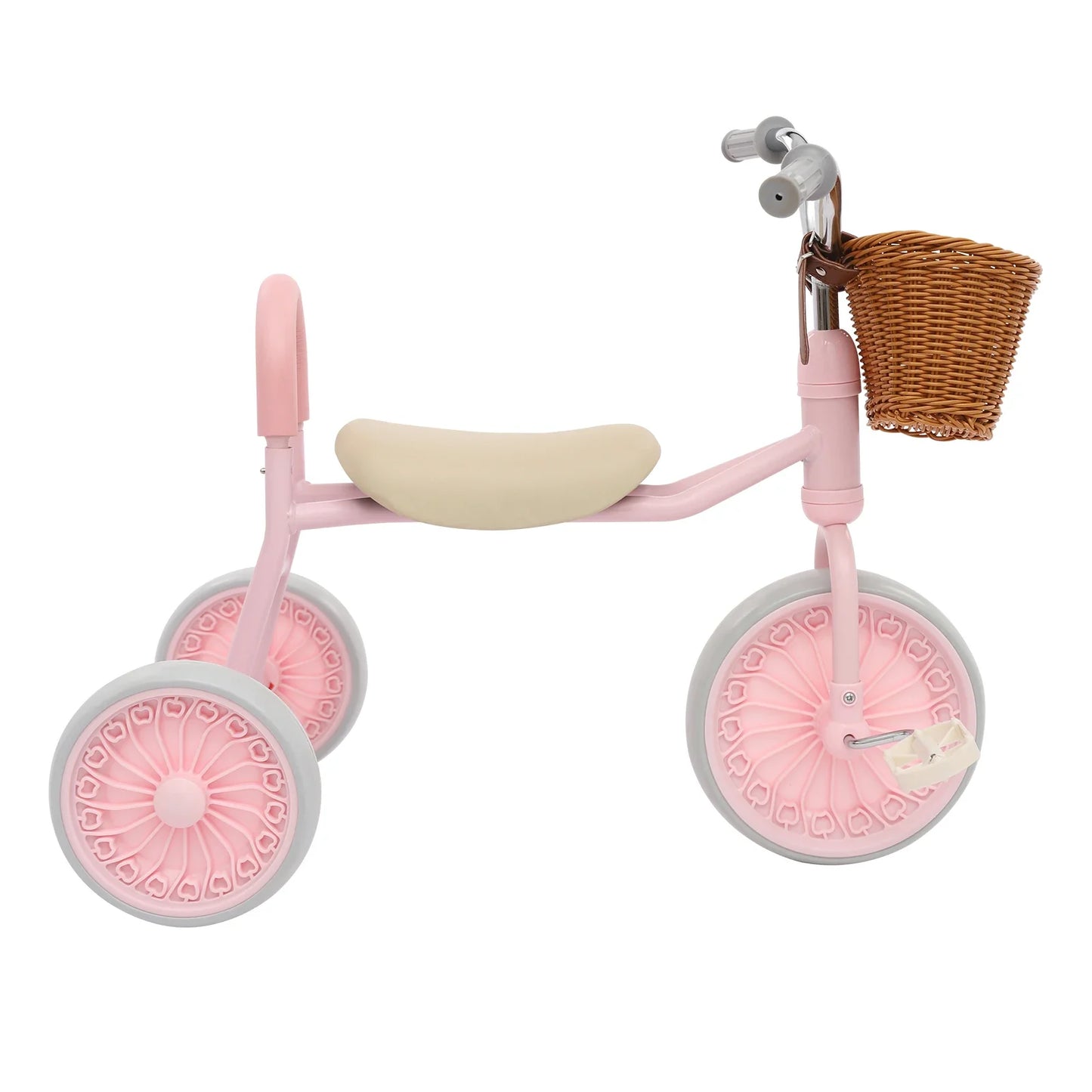 Children Tricycle With Basket And Training Wheels Ages 2-6
