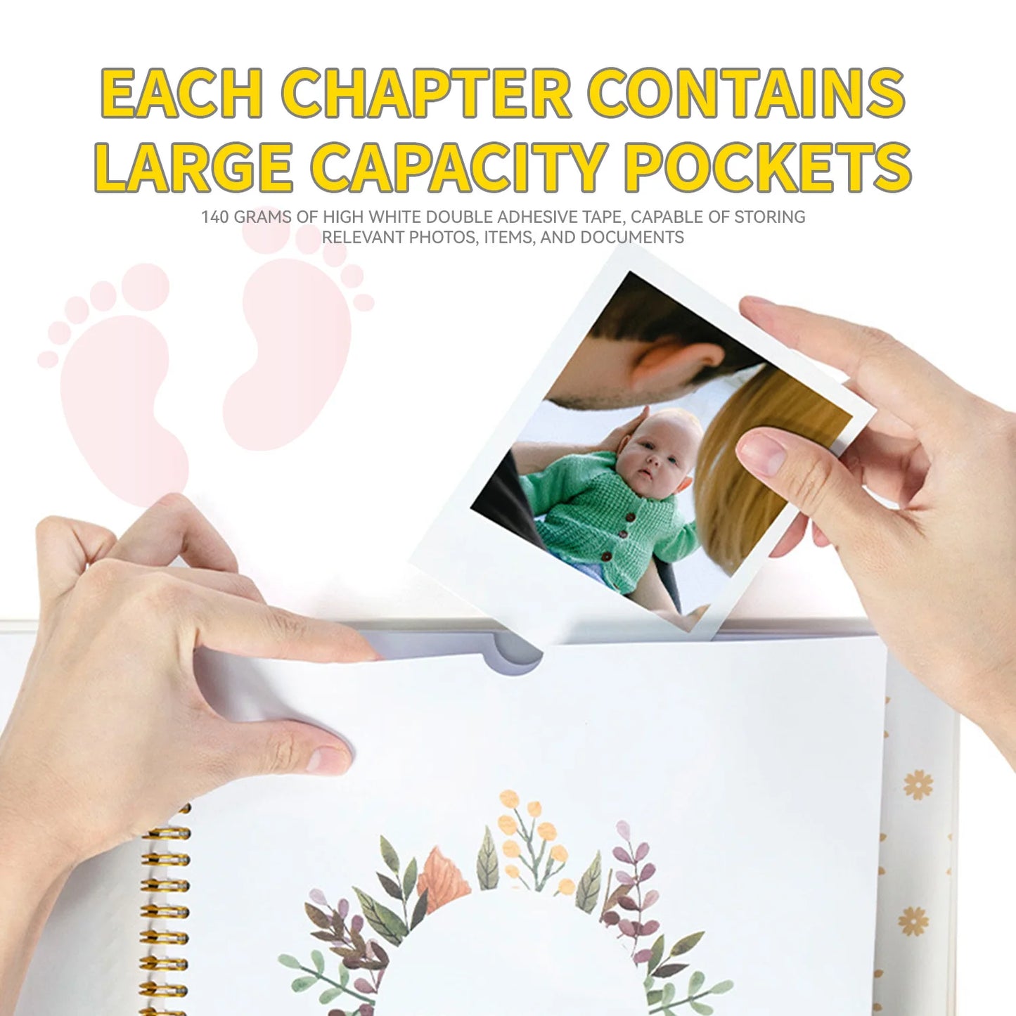 DIY Baby Memory Book Scrapbook Photo Album Pregnancy Diary