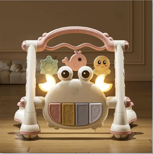 Baby Activity Gym With Kick Piano And Walker 0 To 1 Year