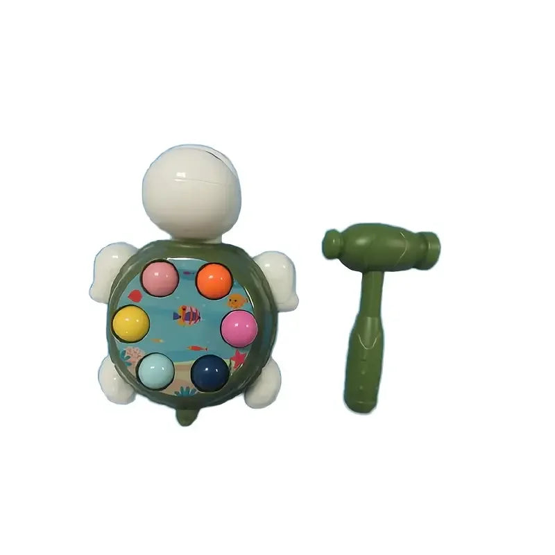 2pc/1pc interactive turtle hammer toys, educational colorful shape sorting game, durable other material construction, suitable f