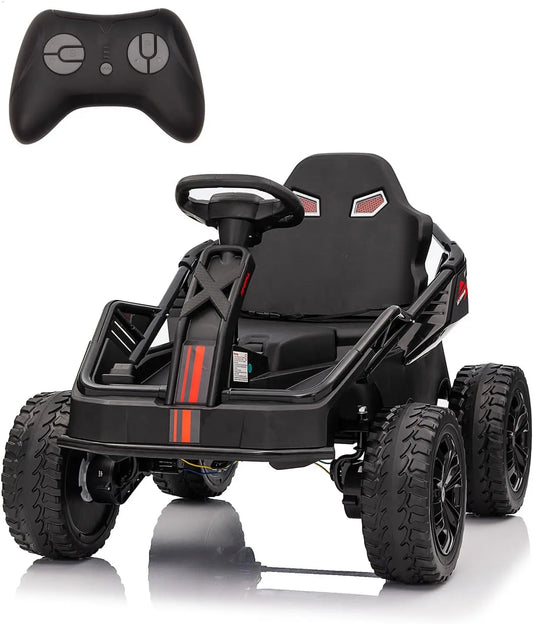 24V Ride On Truck Car Electric UTV Car with Remote Control 4 Shock Absorbers Safety Belt 16 Inch Wide Seat Music 4WD Power
