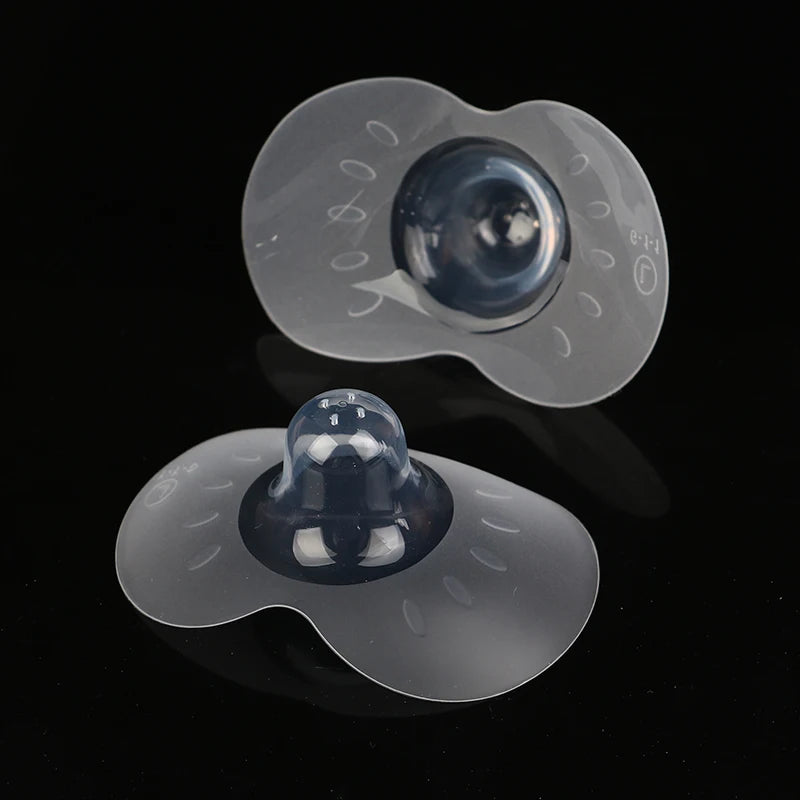 2 Pack Silicone Nipple Protectors For Breastfeeding Case