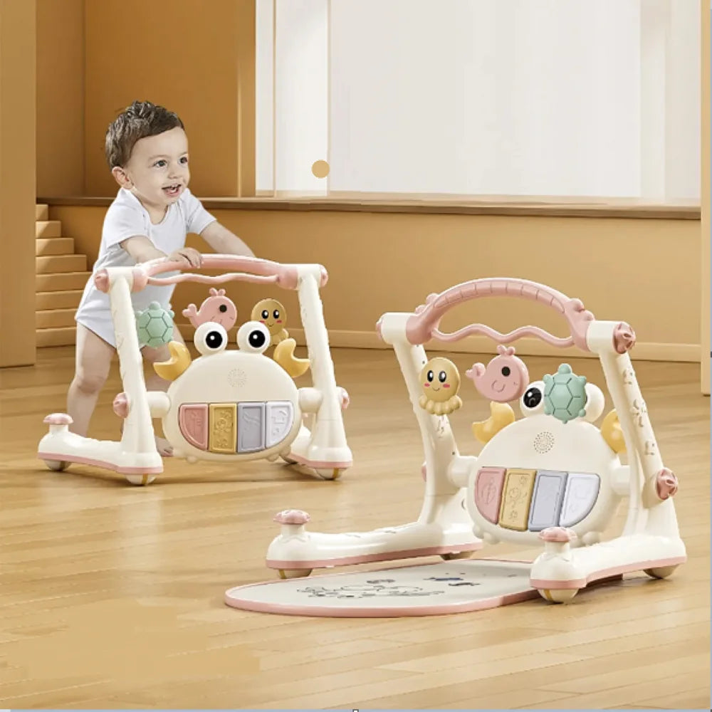 Baby Activity Gym With Kick Piano And Walker 0 To 1 Year