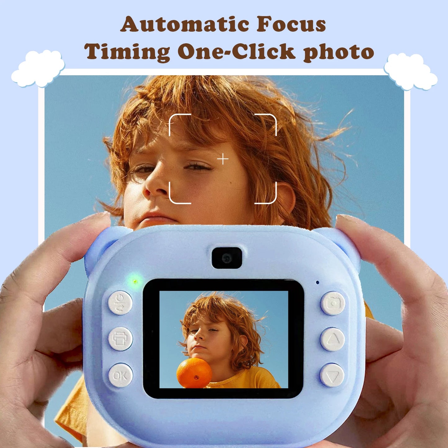 Kids Camera Toys for Girls and Boys Age 3 to 12 Digital Toddler Camera for 3 to 8 Years Old Birthday Gifts 1080 Video