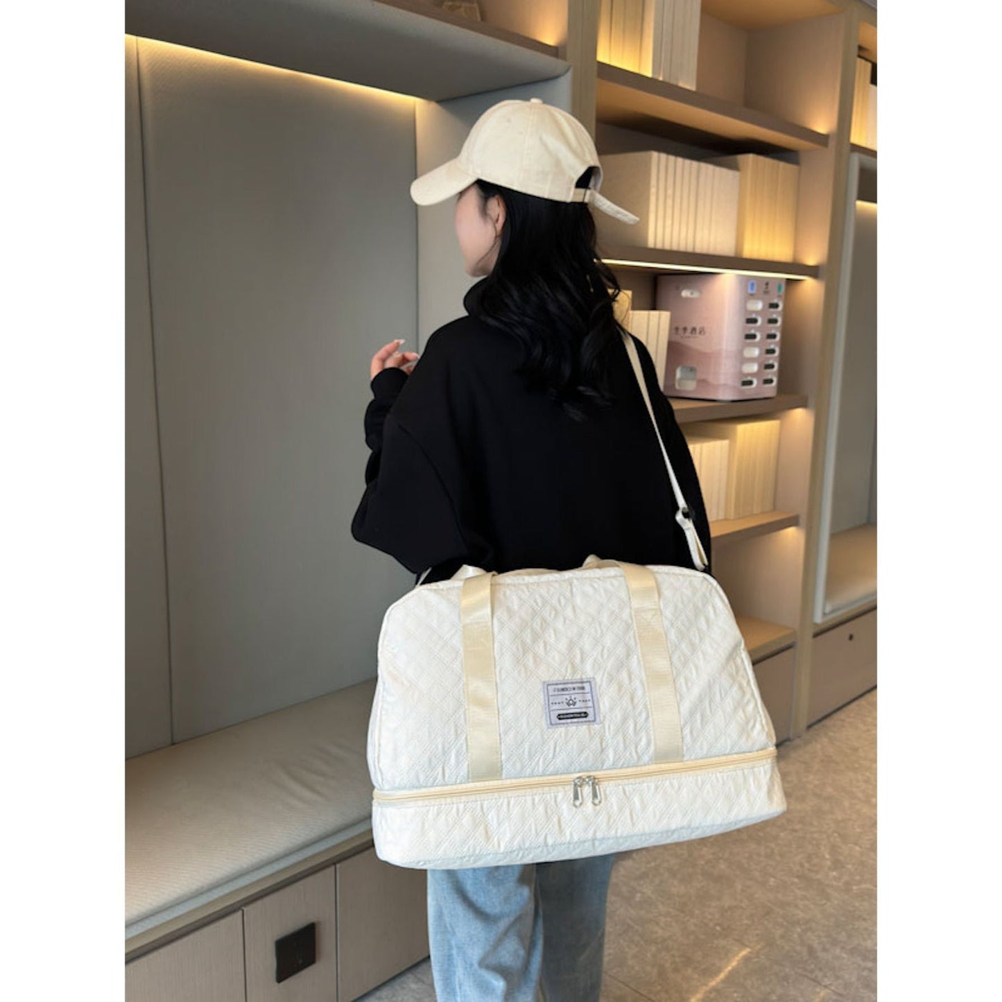 Weekender Gym Duffle Bag With Shoe Compartment Foldable Travel Bag Expandable Carry On Luggage Overnight Delivery Garment Bag Hospital Labor Delivery Bags