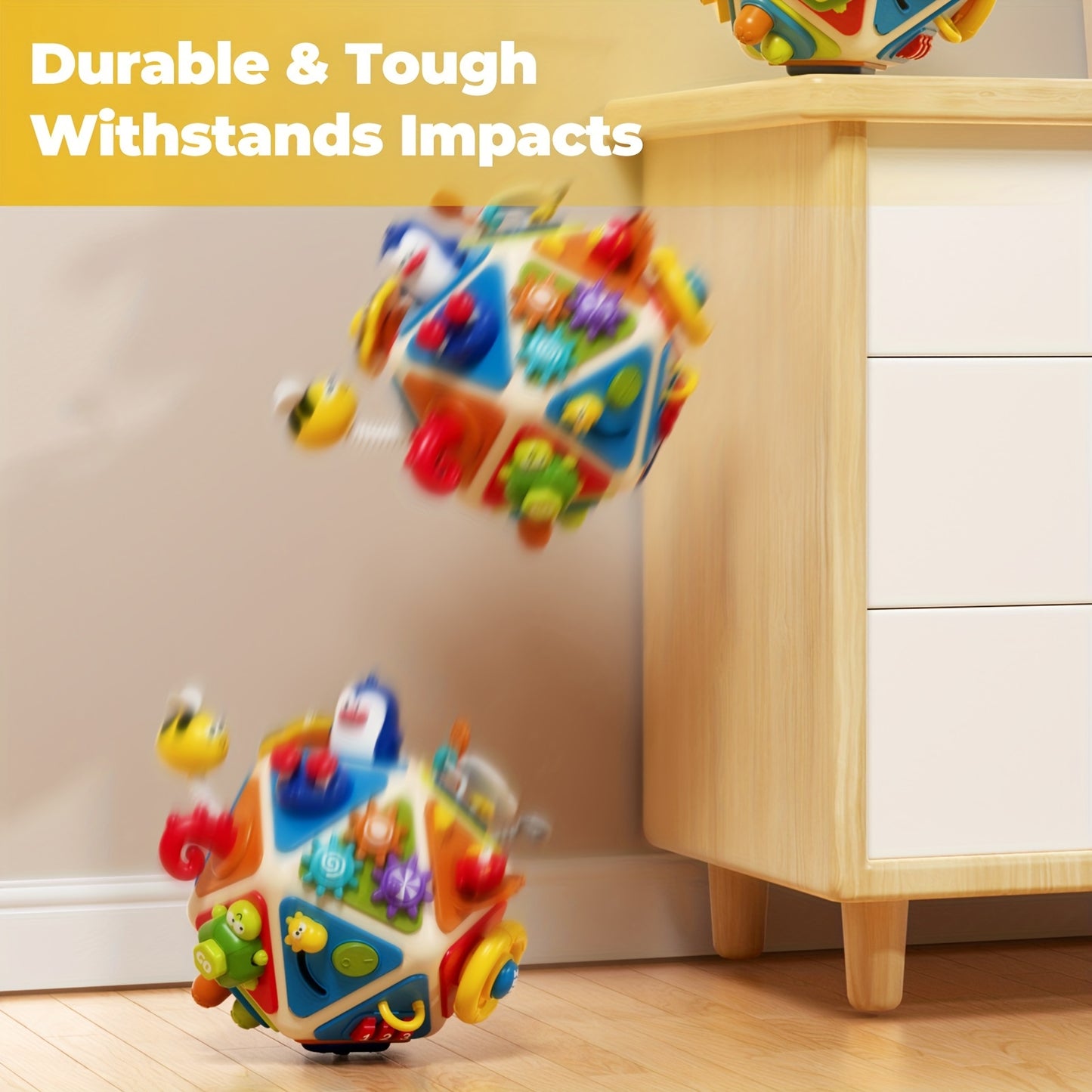 20 in 1 Youngsters Busy Board Cube Toys Active Cube Toys for 1 2 Year Old Boys Girls Early Educational Sensory Toy for Youngsters 1 to 3 Travel Toys Gifts for 1 2 Year Old Boy Girl