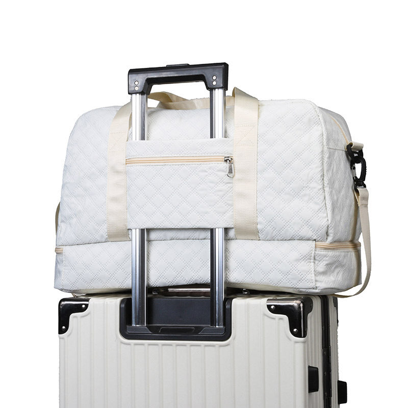 Weekender Gym Duffle Bag With Shoe Compartment Foldable Travel Bag Expandable Carry On Luggage Overnight Delivery Garment Bag Hospital Labor Delivery Bags