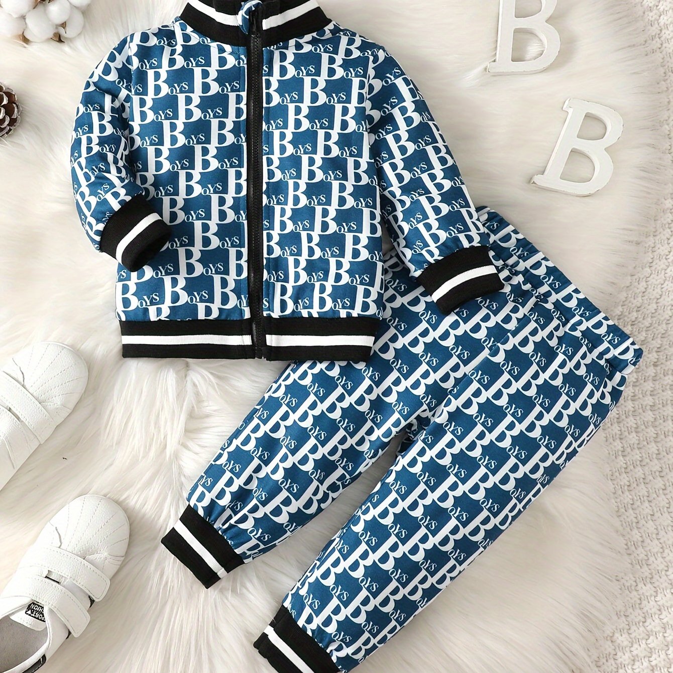 New Autumn Baby Boy Suit Sports Suit for Boys 0-3 Years Old Polyester Fabric