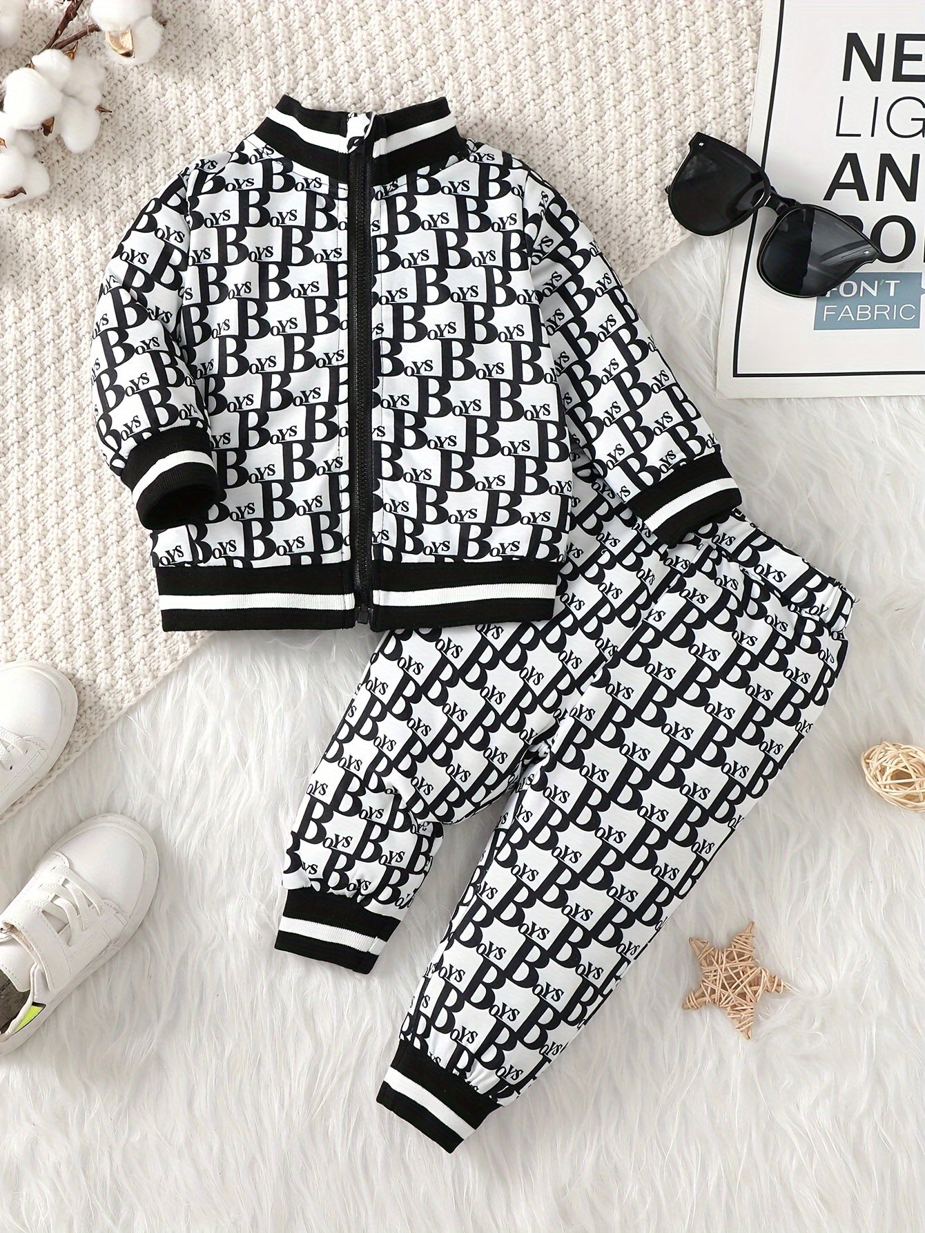 New Autumn Baby Boy Suit Sports Suit for Boys 0-3 Years Old Polyester Fabric