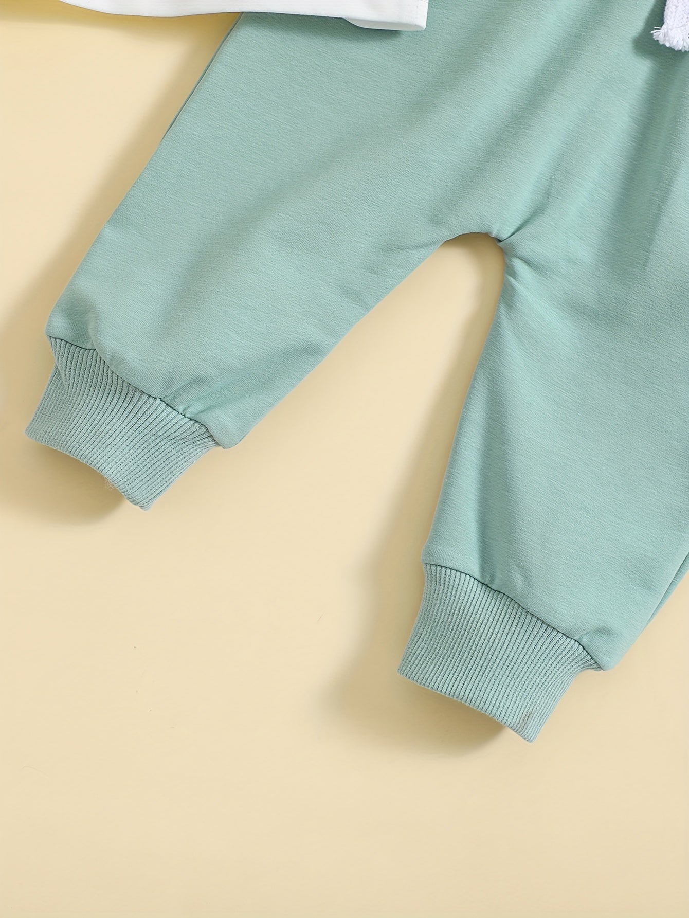 Baby Boy Clothes Spring/Fall Round Neck Long Sleeve Casual Style Solid Color Hoodie with Pockets & Elastic Waist Knit Pants Infant Versatile Set 6pcs Combination Set Toddler Boys' Clothes, Perfect for