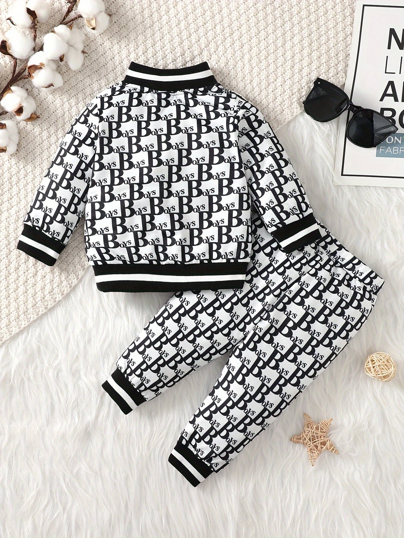New Autumn Baby Boy Suit Sports Suit for Boys 0-3 Years Old Polyester Fabric