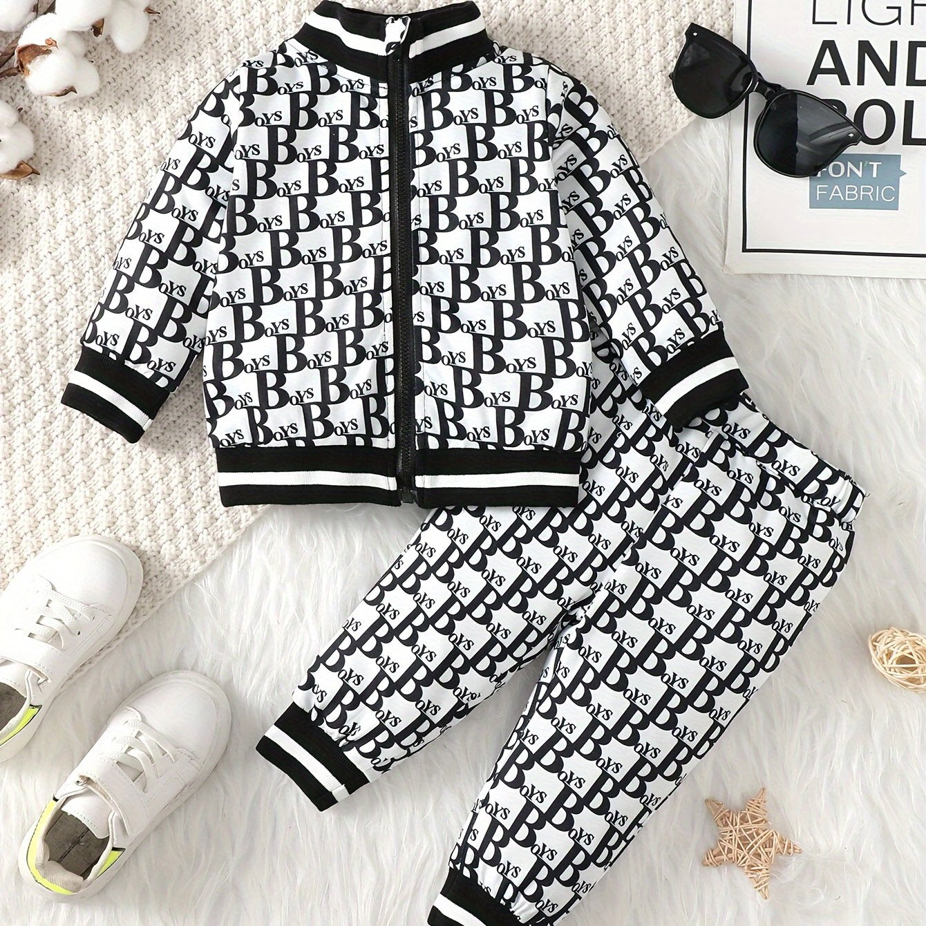 New Autumn Baby Boy Suit Sports Suit for Boys 0-3 Years Old Polyester Fabric