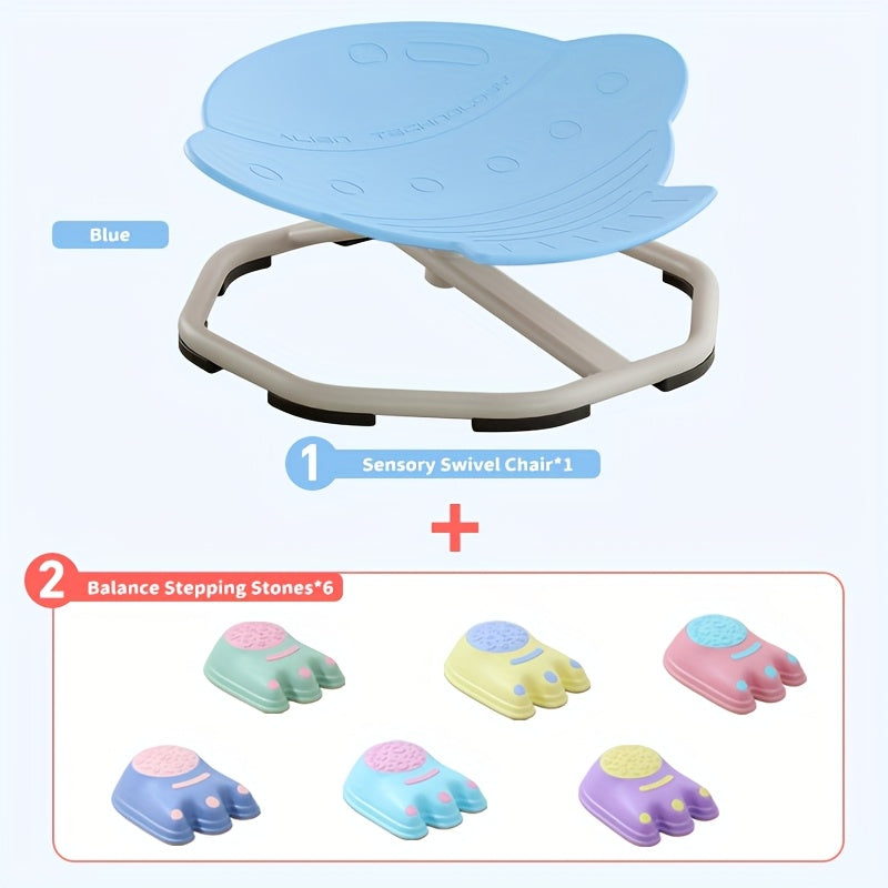 Spinning Chair For Autistic Kids Sit And Spin Autism Toys Training Body Coordination Sit And Spin Toys For Toddlers 3 Plus Enhancing Motor Skills Educational Indoor And Outdoor Toys