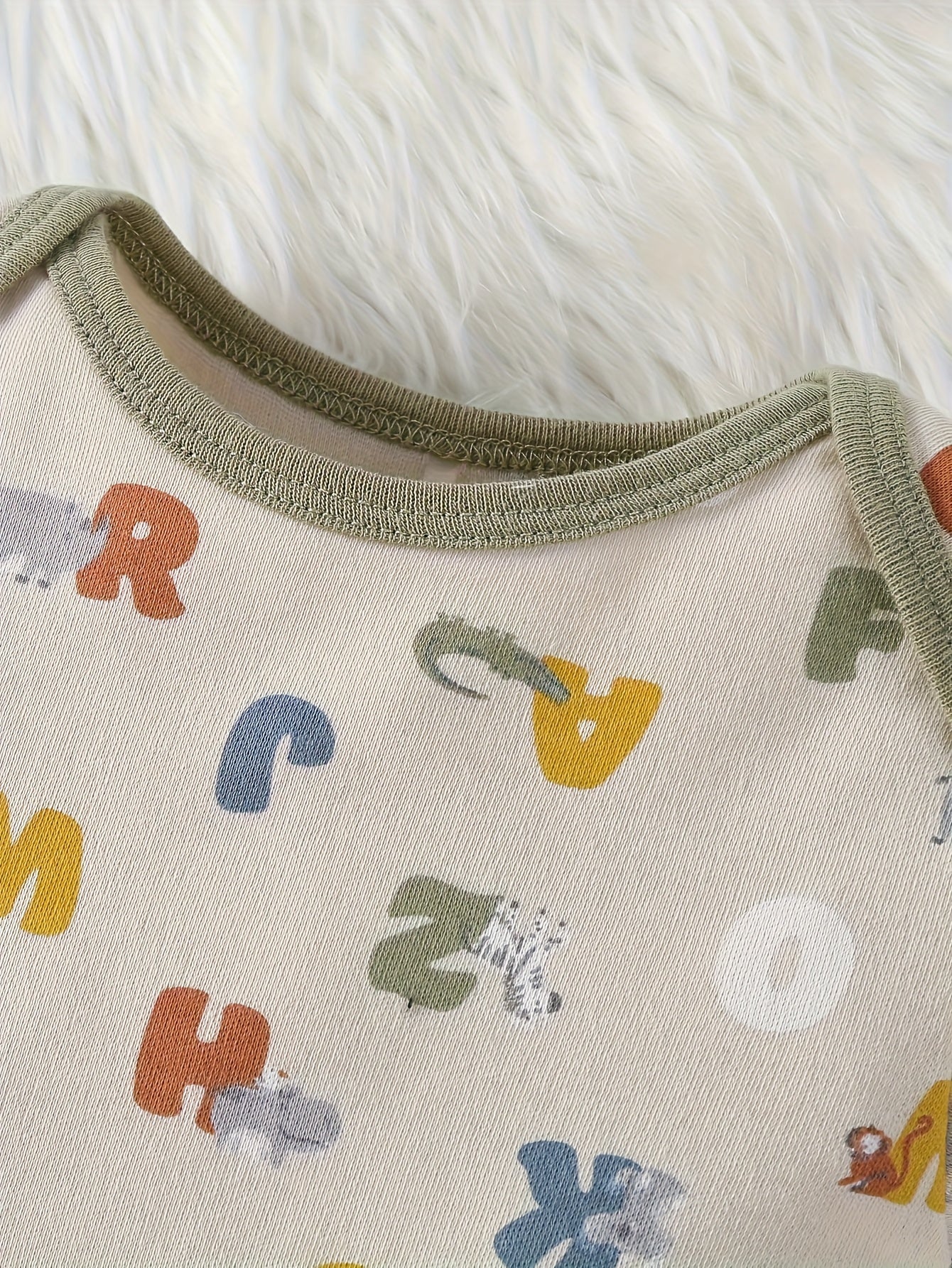 Cartoon Lion Jumpsuit Four Piece Baby Boy Autumn Winter Set