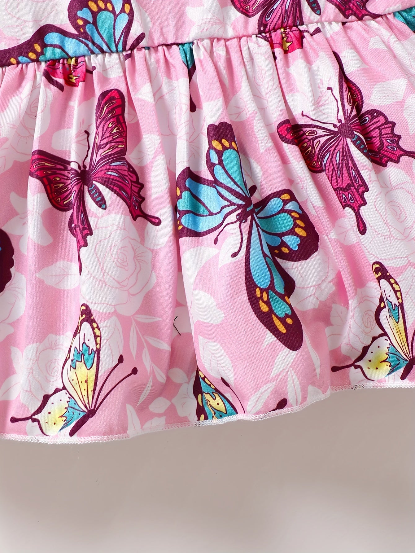 Toddler Baby Girl Winter Outfits Cute Butterfly Top And Jeans Set