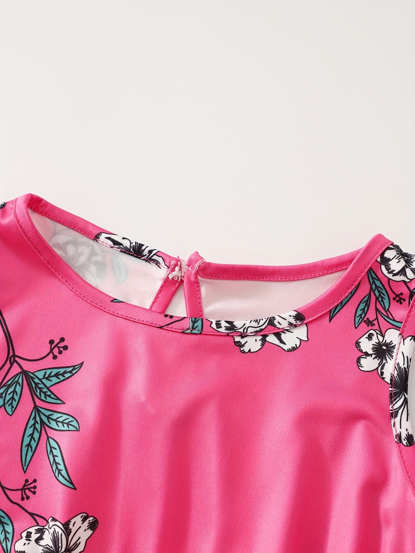 3pcs Girls Jumpsuits Summer Fashionable Casual Jumpsuits Perfect for Outdoor Activities