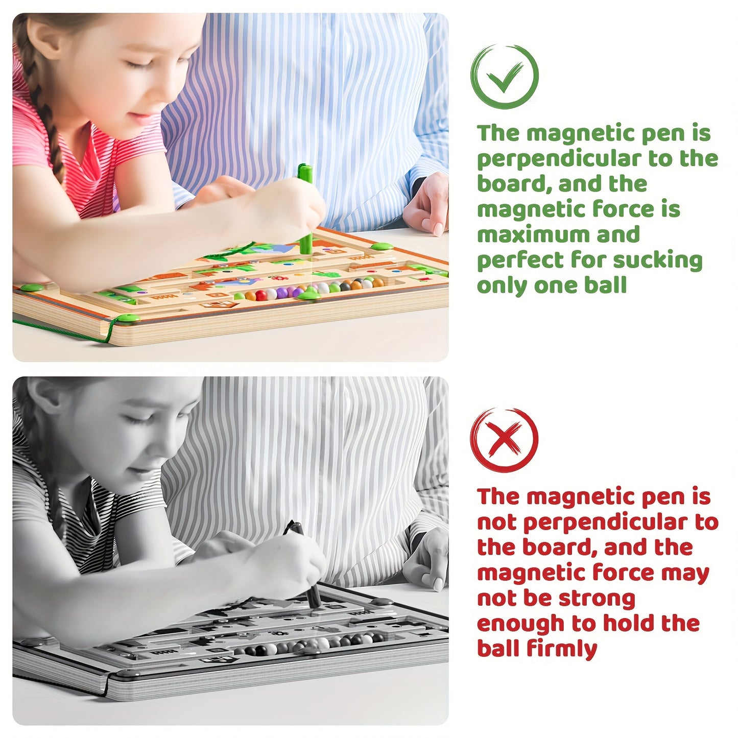 Magnetic Color And Number Maze Zhiwuzhu Montessori Toys For 3 Plus Year Old Wooden Puzzle Activity Board Ideal Gift Toys