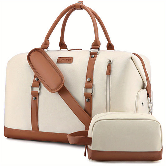Travel Duffle Bag for Women Weekender Overnight Bag with Laptop Compartment Carry On Bag for Airplanes with Toiletry Bag Gym Tote Bag with Wet Pocket Hospital Bag for Labor and Delivery
