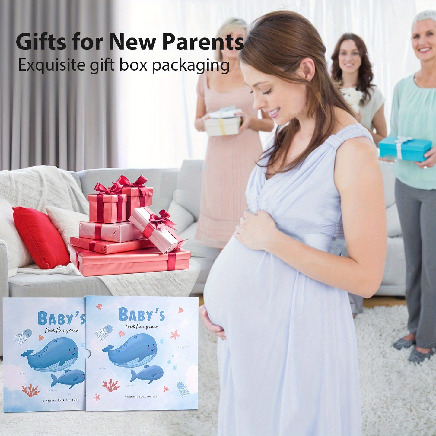 Baby Growth Memory Book DIY Scrapbook Album Birth Souvenir Growth Diary Gift For New Parents Family Growth Memoir
