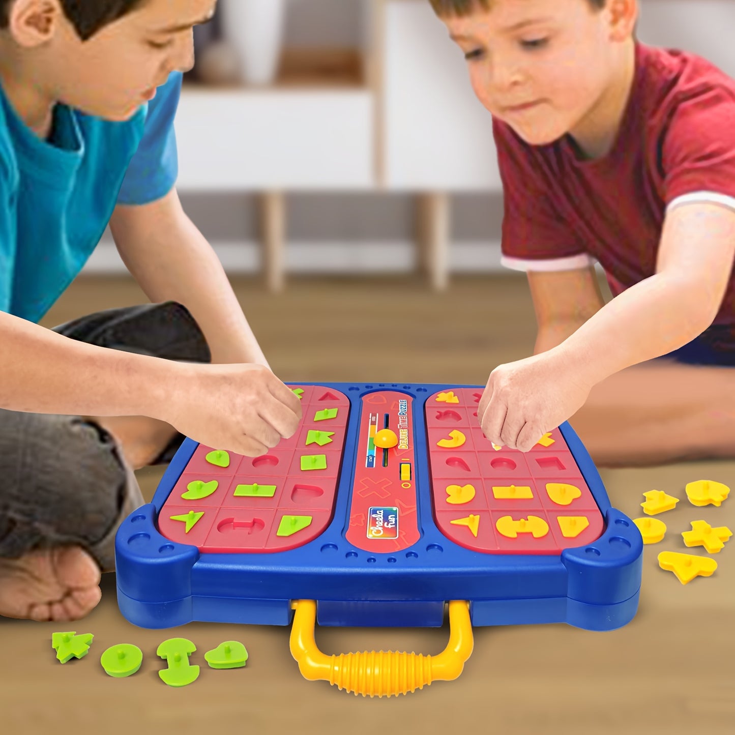 Deluxe Shape Pop Up Board Game Interactive Puzzle Game for 2 Players Ages 3 and Up Develops Problem Solving and Fine Motor Skills Family Fun