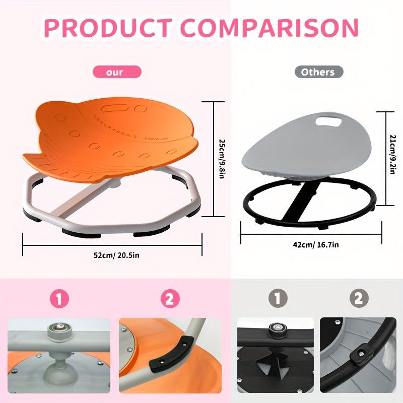 Spinning Chair For Autistic Kids Sit And Spin Autism Toys Training Body Coordination Sit And Spin Toys For Toddlers 3 Plus Enhancing Motor Skills Educational Indoor And Outdoor Toys
