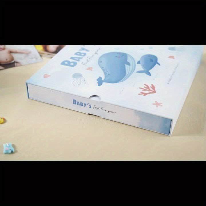 Baby Growth Memory Book DIY Scrapbook Album Birth Souvenir Growth Diary Gift For New Parents Family Growth Memoir