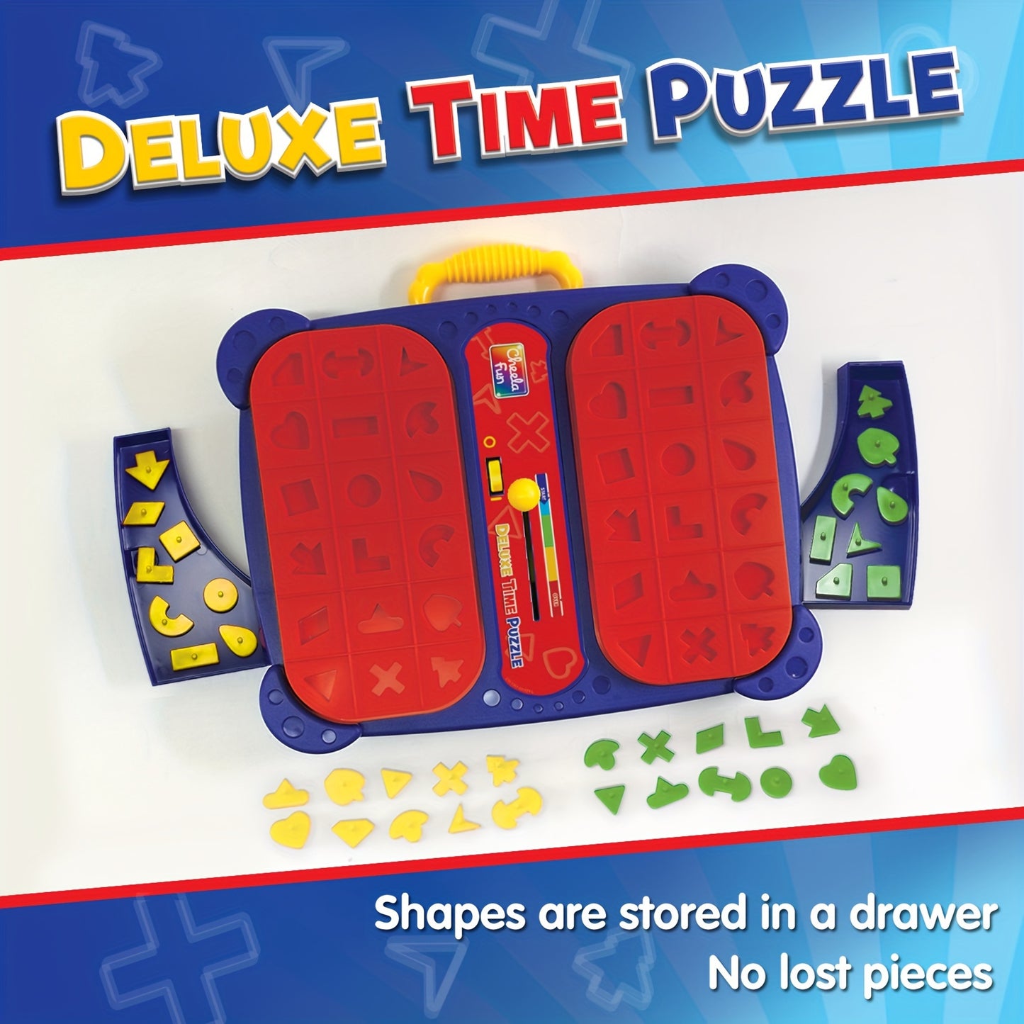Deluxe Shape Pop Up Board Game Interactive Puzzle Game for 2 Players Ages 3 and Up Develops Problem Solving and Fine Motor Skills Family Fun