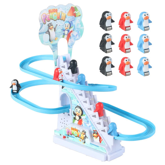 Animals Stair Climbing Toy Small Penguin Climbing Toys Early Education Exercise Hands On Skills for Boys and Girls